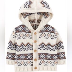 Tommy Hilfiger Kids Cardigan Trio - Cream, Multicolor, Navy